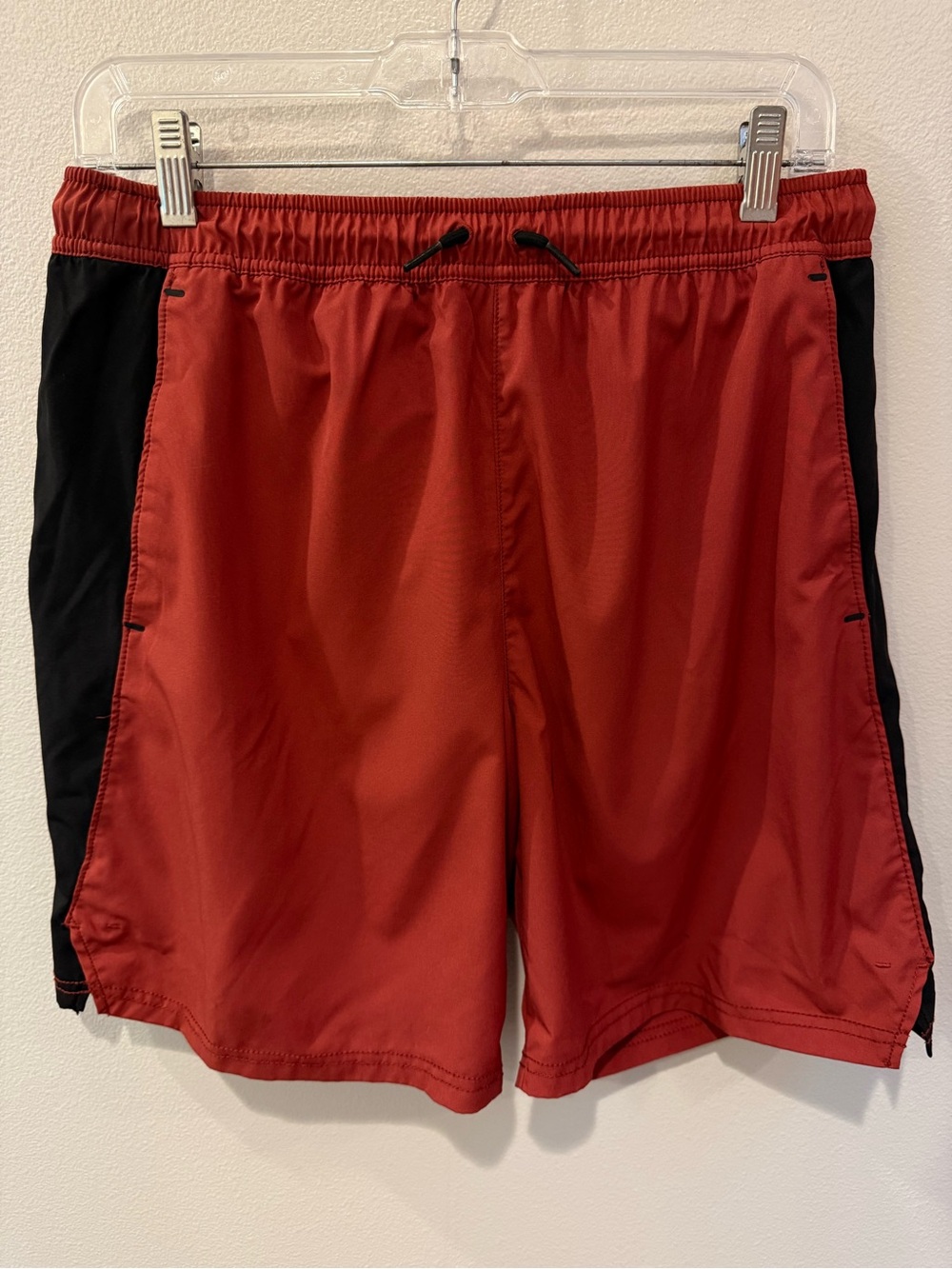 Old Navy Red and Black Boys Athletic Shorts